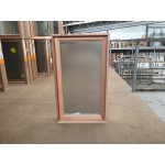 Timber Awning Window 1057mm H x 610mm W (Obscure) 